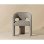 Isidore Fabric Dining Armchair - LOOMLAN - Dining Chairs