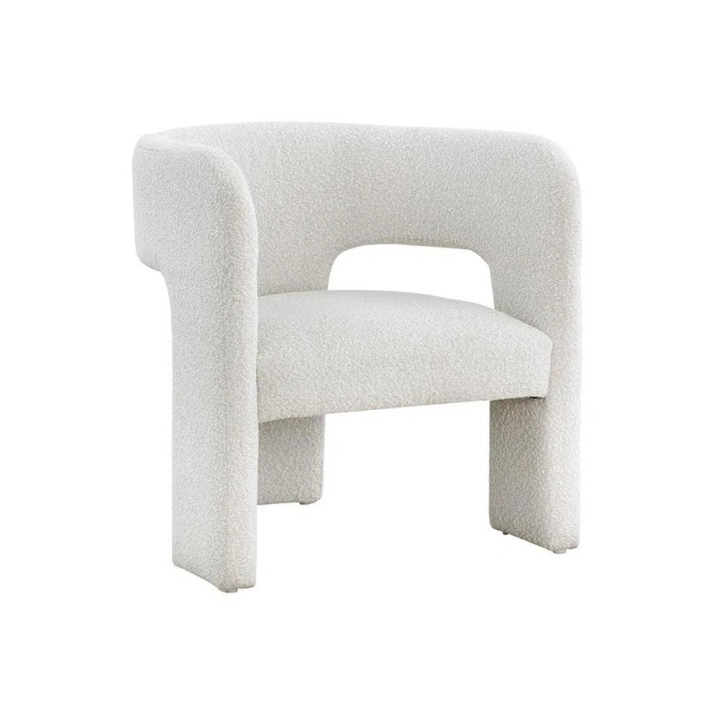 Isidore Fabric Lounge Chair - LOOMLAN - Accent Chairs