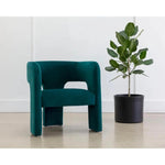 Isidore Fabric Lounge Chair - LOOMLAN - Accent Chairs