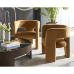 Isidore Fabric Lounge Chair - LOOMLAN - Accent Chairs