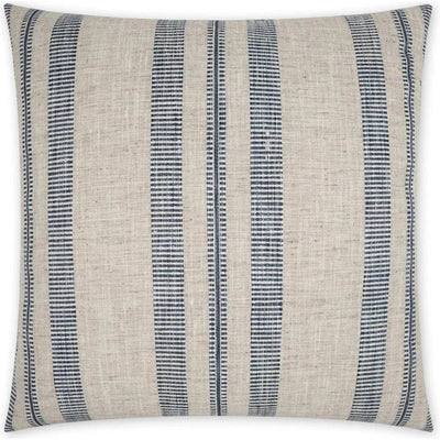 Issue Indigo Stripes Blue Large Throw Pillow Insert - LOOMLAN - D.V. Kap - Throw Pillows