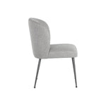 Ivana Fabric Armless Dining Chair - LOOMLAN - Dining Chairs