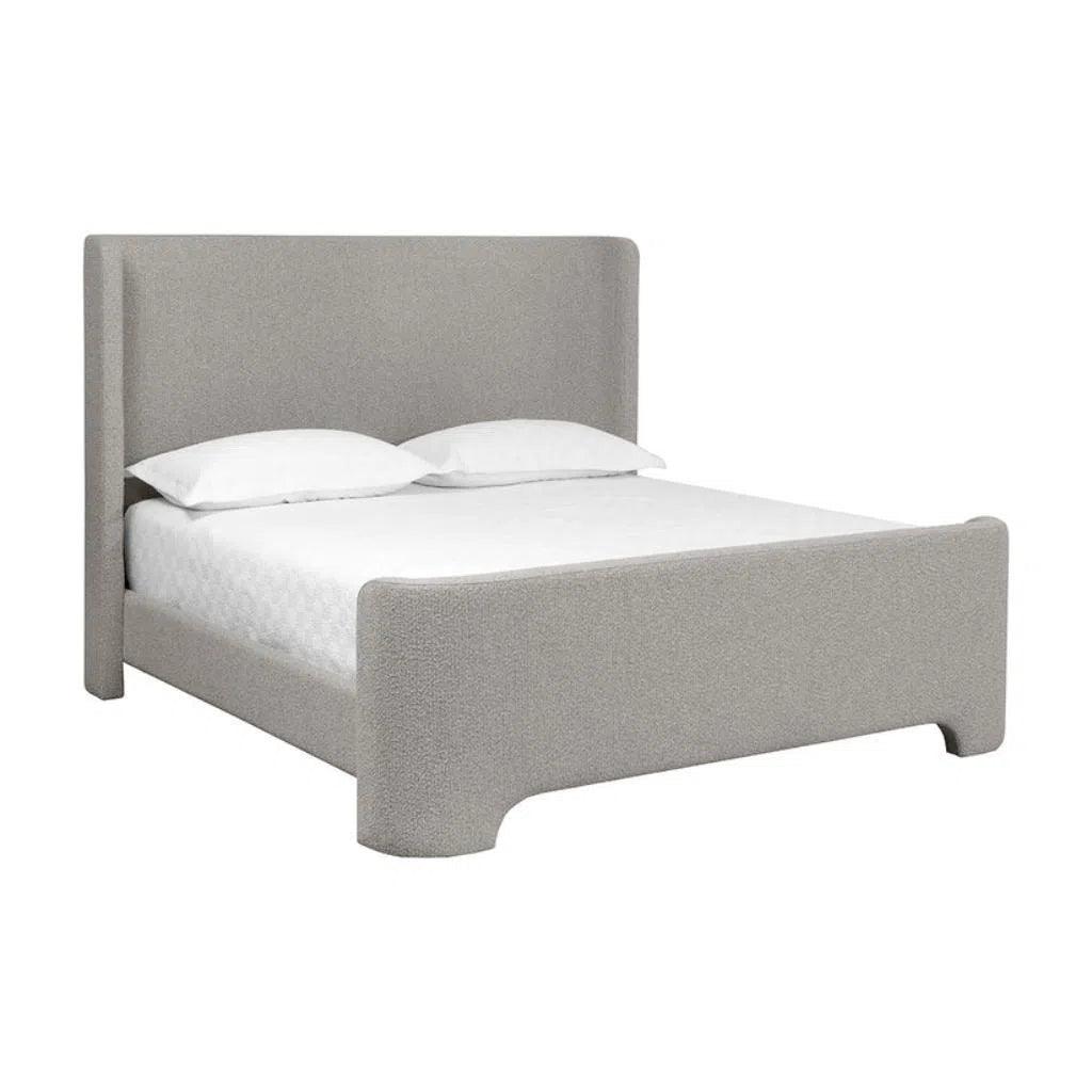 Ives Velvet Performance Fabric Bed Frame - LOOMLAN - Beds