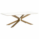 Ivory Industry Rectangle Concrete Dining Table - LOOMLAN - Essentials For Living - Dining Tables