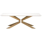 Ivory Industry Rectangle Concrete Dining Table - LOOMLAN - Essentials For Living - Dining Tables