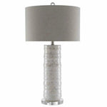 Ivory Taupe Pila Table Lamp - LOOMLAN - Currey & Co - Table Lamps