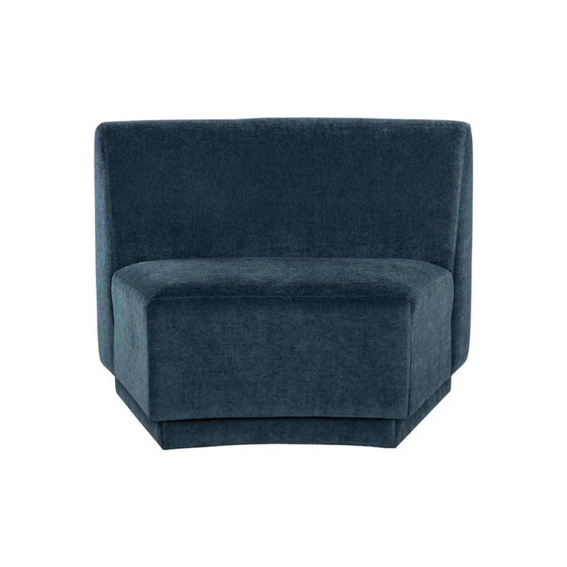 Jaclyn Fabric Modular Armless Chair - LOOMLAN - SUNPAN - Modular Sofas