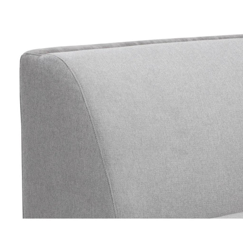 Jaclyn Fabric Modular Armless Chair - LOOMLAN - SUNPAN - Modular Sofas