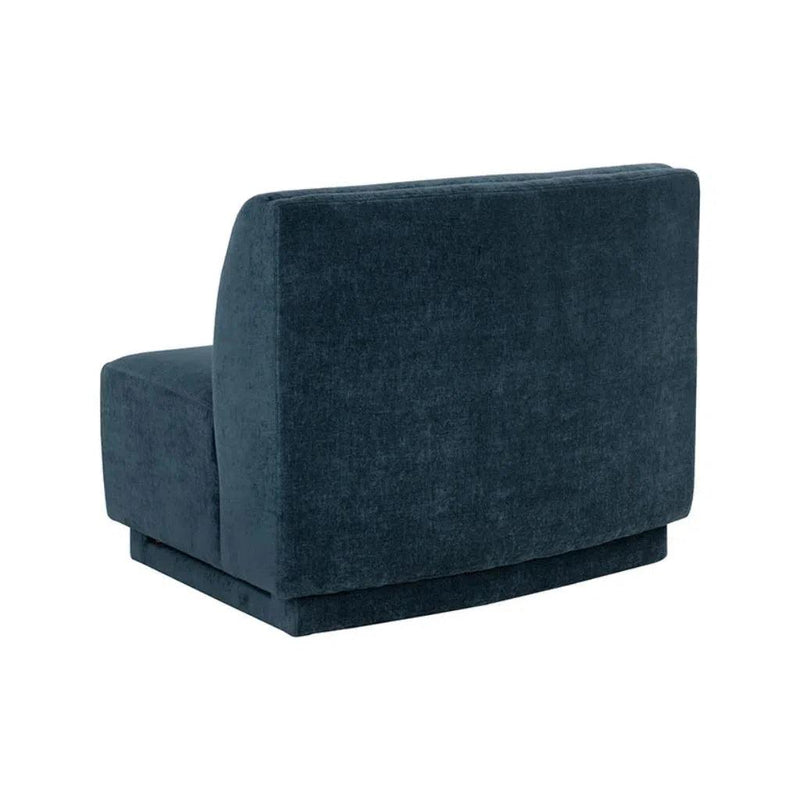 Jaclyn Fabric Modular Armless Chair - LOOMLAN - SUNPAN - Modular Sofas