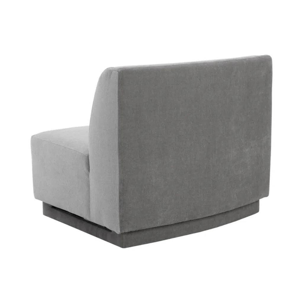 Jaclyn Fabric Modular Armless Chair - LOOMLAN - Modular Sofas