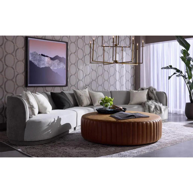 Jaclyn Fabric Modular Left Armchair - LOOMLAN - SUNPAN - Modular Sofas