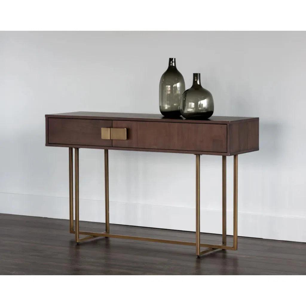 Jade Wooden Rectangular Console Table - LOOMLAN - Console Tables