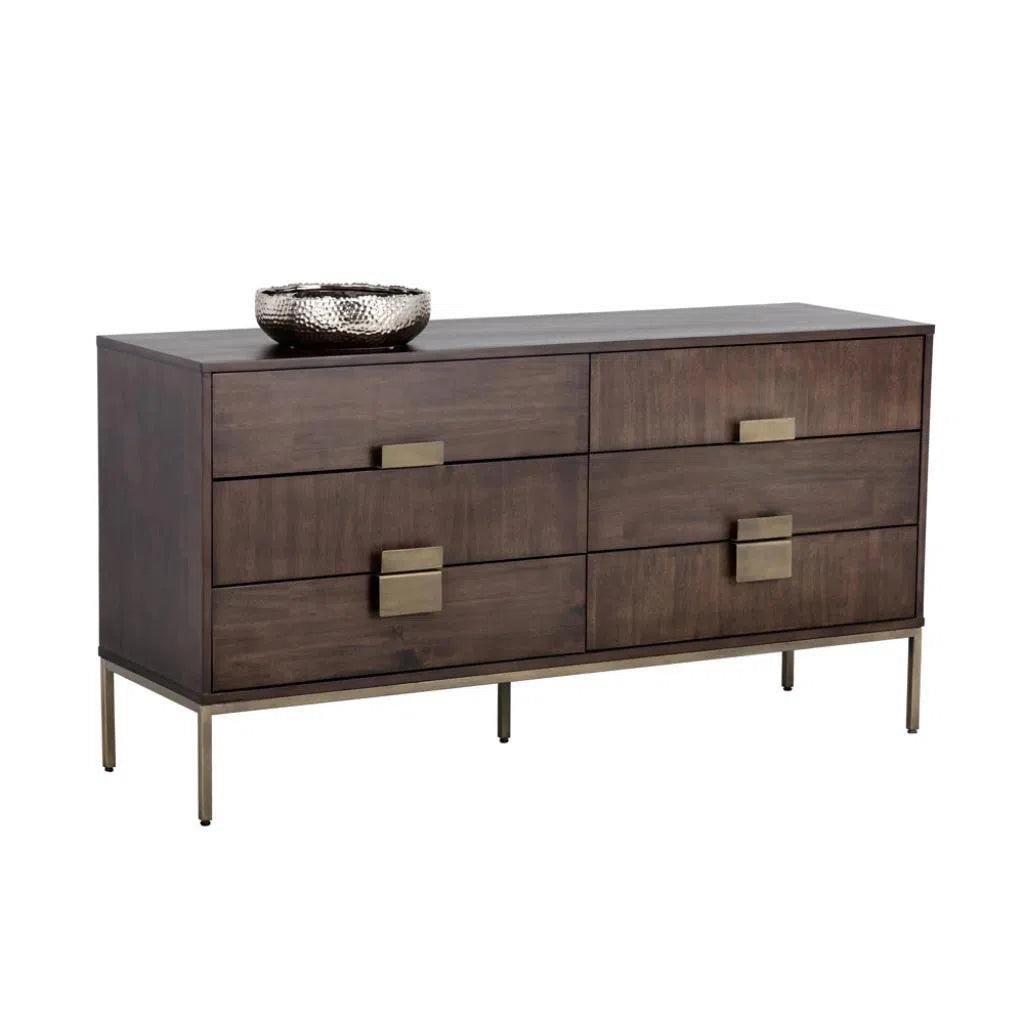 Jade Wooden Unique Dresser - LOOMLAN - Dressers