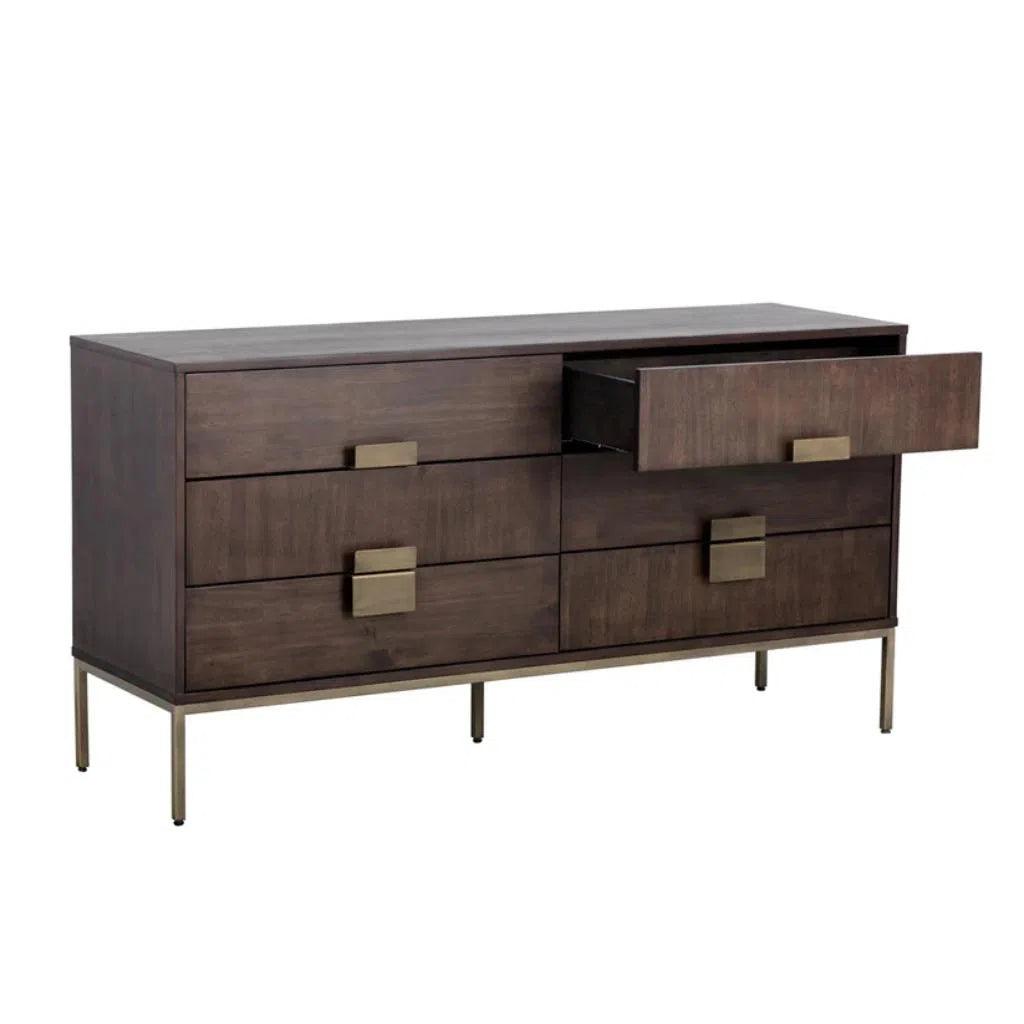 Jade Wooden Unique Dresser - LOOMLAN - Dressers