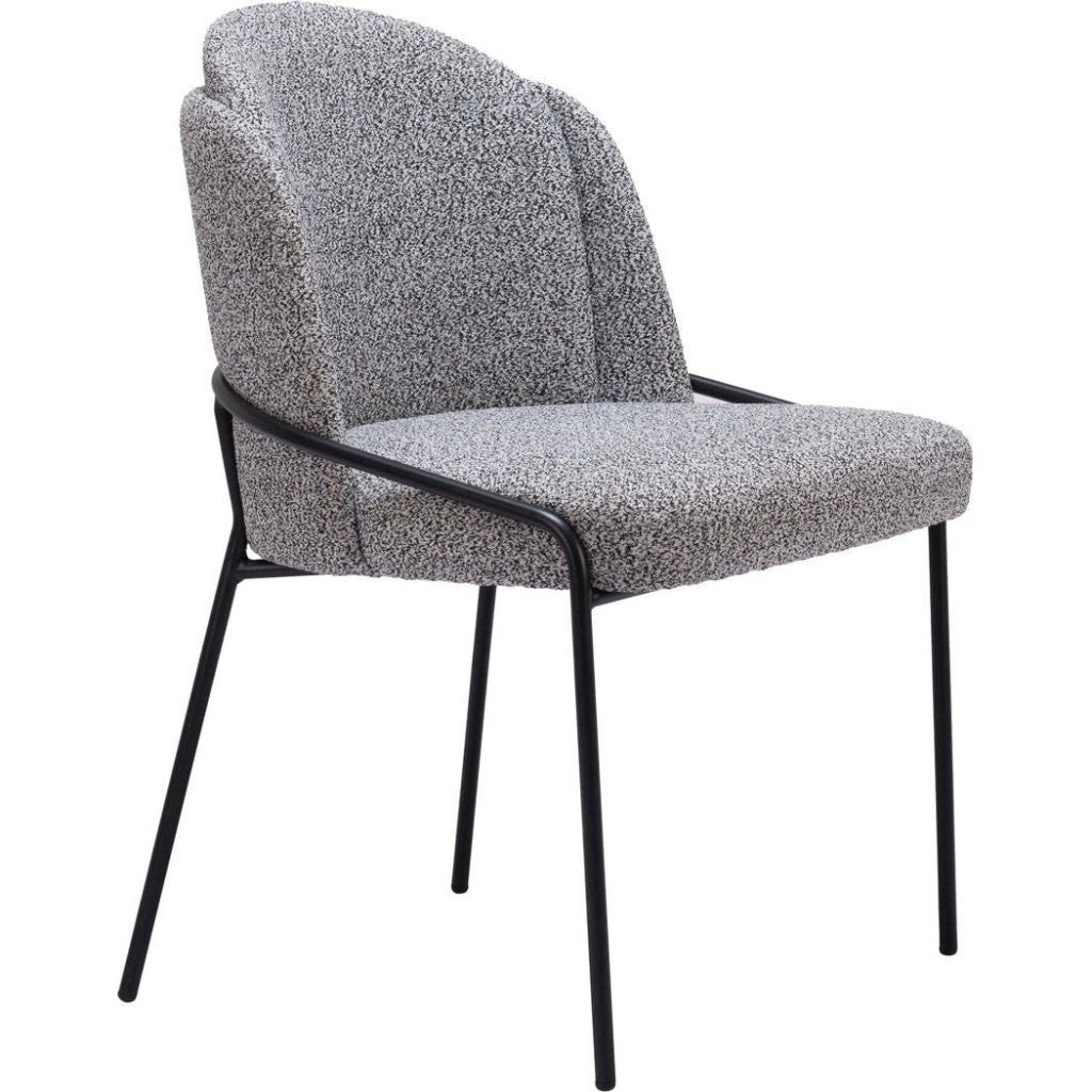 Jambi Performance Fabric Armless Dining Chair 2PC - LOOMLAN - Zuo Modern - Dining Chairs