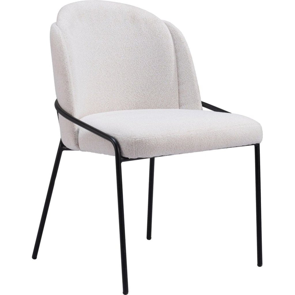 Jambi Performance Fabric Armless Dining Chair 2PC - LOOMLAN - Zuo Modern - Dining Chairs