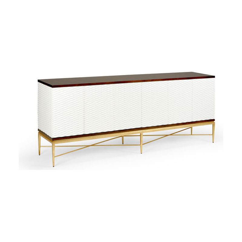 James Wooden White Sideboard - LOOMLAN - Chelsea House - Sideboards