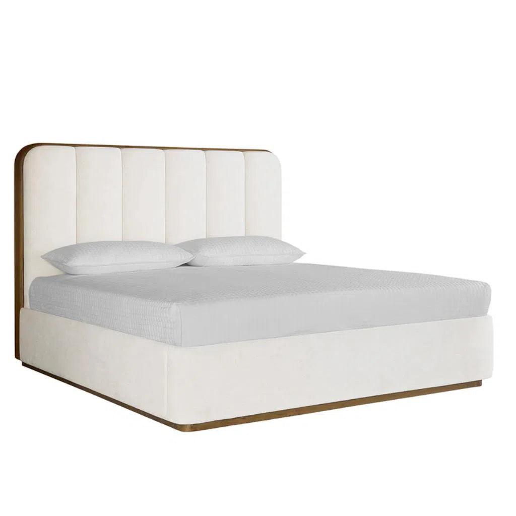 Jamille Fabric Super Plushed Bed - LOOMLAN - Beds