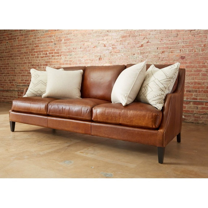 Jane Luxurious Leather Sofa - LOOMLAN - Olivia + Quinn - Sofas & Loveseats