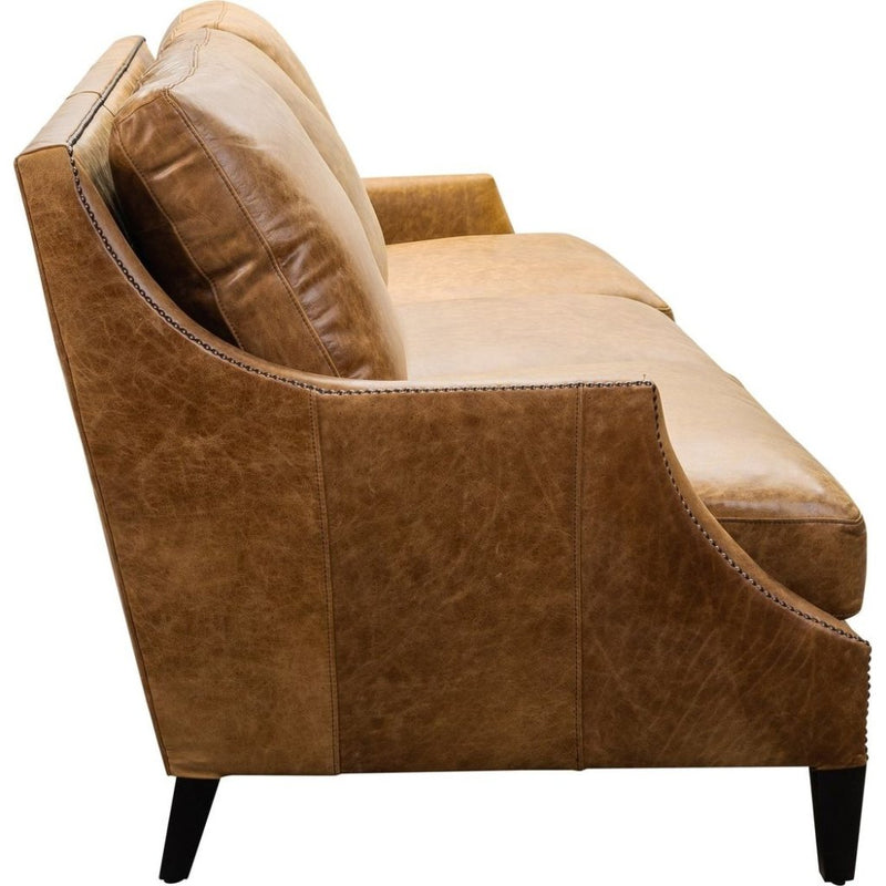 Jane Luxurious Leather Sofa - LOOMLAN - Olivia + Quinn - Sofas & Loveseats