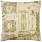 Jardin Green Throw Pillow With Insert - LOOMLAN - Throw Pillows