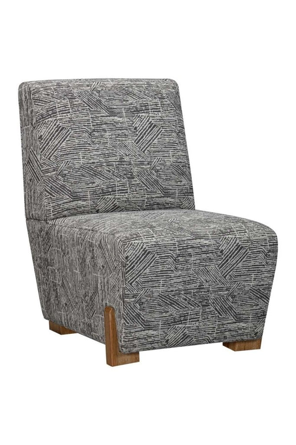 Jasper Bold Zebra Printed Accent Chair - LOOMLAN - Bassett Mirror - Club Chairs