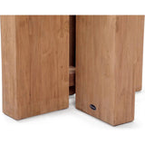 Java Outdoor Teak & Concrete Dining Table - Slate Gray - LOOMLAN - Seasonal Living - Outdoor Dining Tables