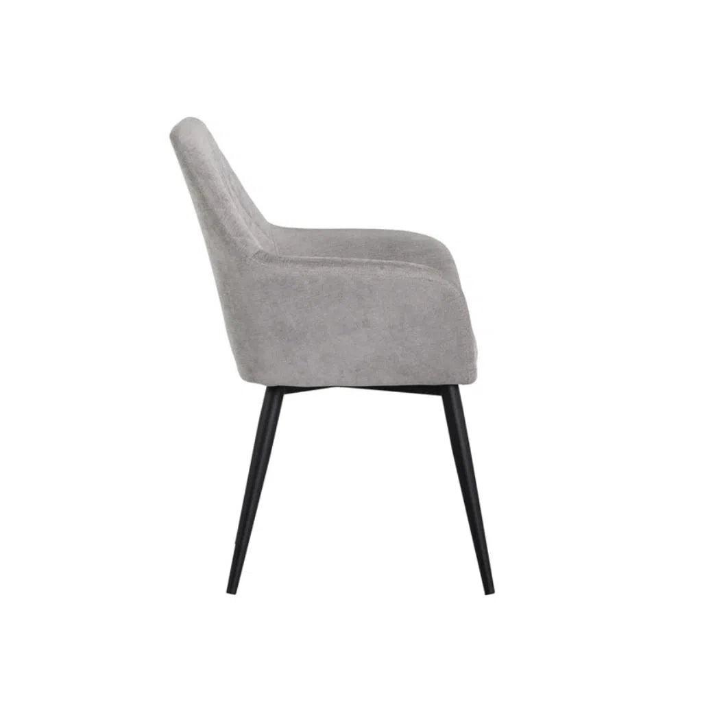 Jayna Fabric Dining Armchair - LOOMLAN - Dining Chairs