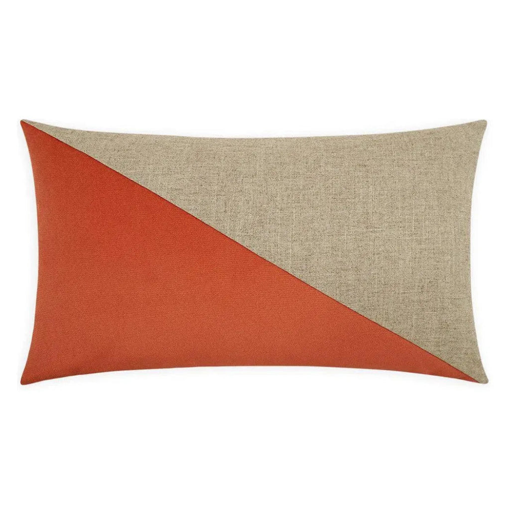 Jefferson Lumbar Mango Red Throw Pillow Insert - LOOMLAN - D.V. Kap - Throw Pillows