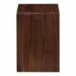 Jeida 12" Accent Table Walnut Brown - LOOMLAN - Moe's Home - Side Tables