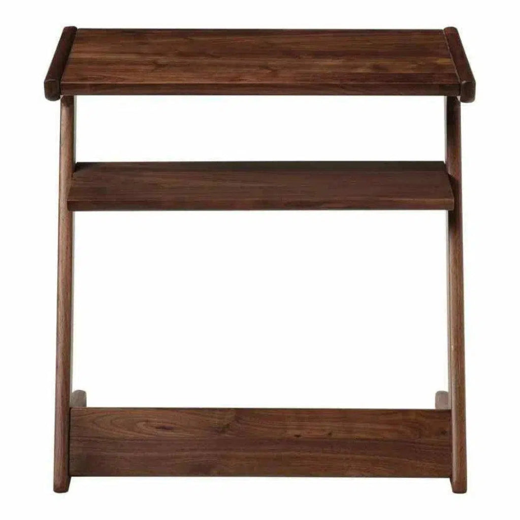 Jeida 21" Accent Table Walnut Brown - LOOMLAN - Moe's Home - Side Tables