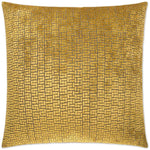 Jenga Gold Throw Pillow With Insert - LOOMLAN - Throw Pillows