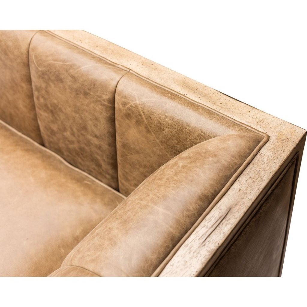 Jennie Ten Gallon Hat Accord Leather Sofa - LOOMLAN - Olivia + Quinn - Sofas & Loveseats