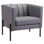 Jess Accent Chair Gray - LOOMLAN - Zuo Modern - Accent Chairs