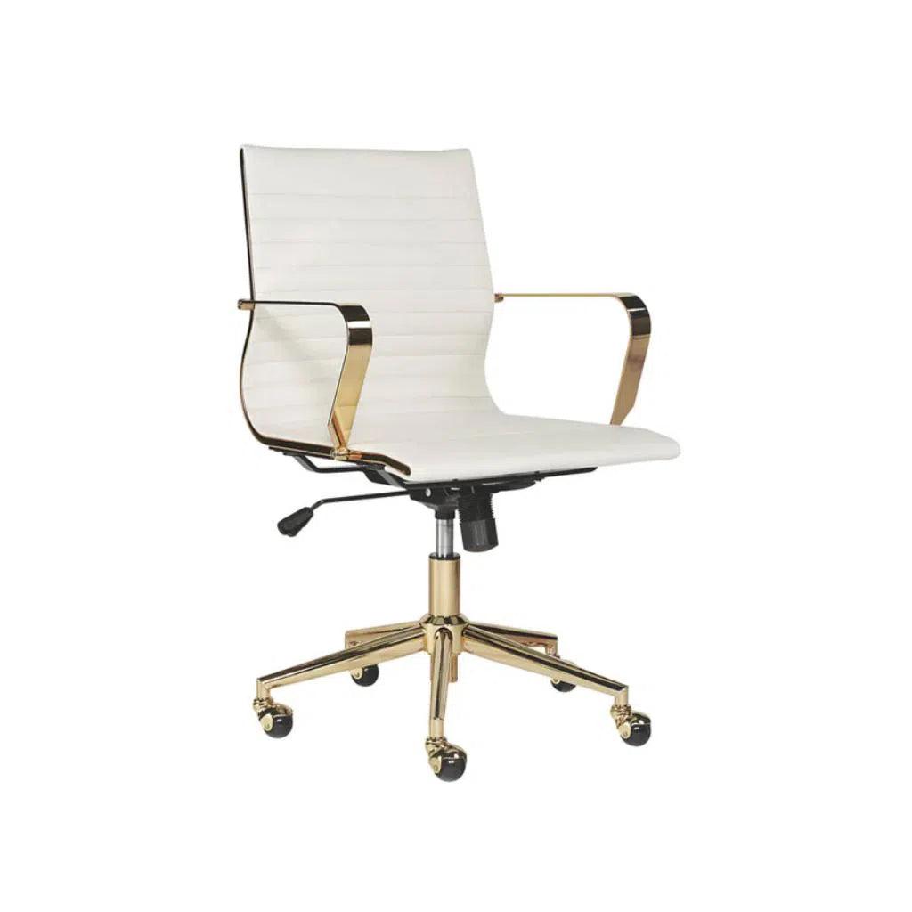 Jessica Leather Office Chair - LOOMLAN - Office Chairs