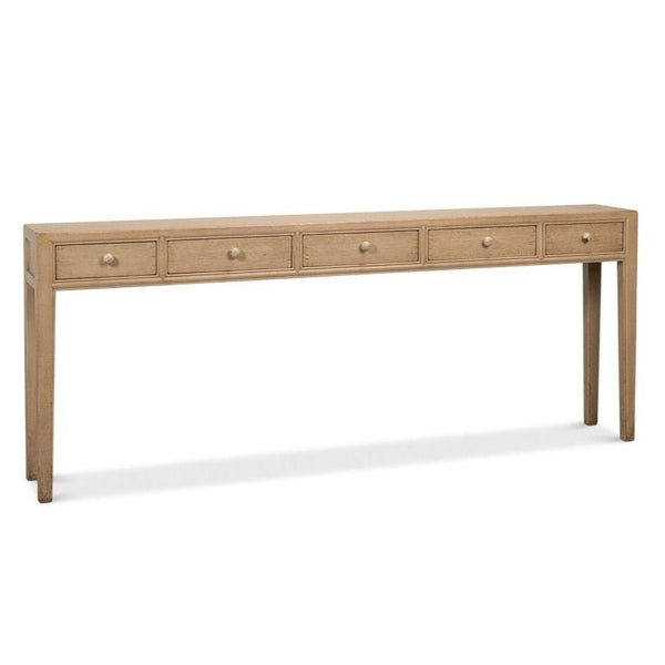 Jeweler's Wood Rectangular Console Table - LOOMLAN - Sarreid - Console Tables