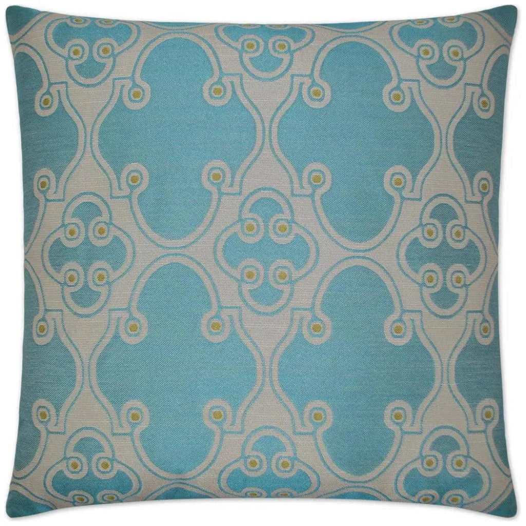 Jewelry Blue Throw Pillow With Insert - LOOMLAN - D.V. Kap - Throw Pillows