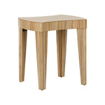 Jigsaw Hand Laminated Natural Sika Rattan Side Table - LOOMLAN - Chelsea House - Side Tables