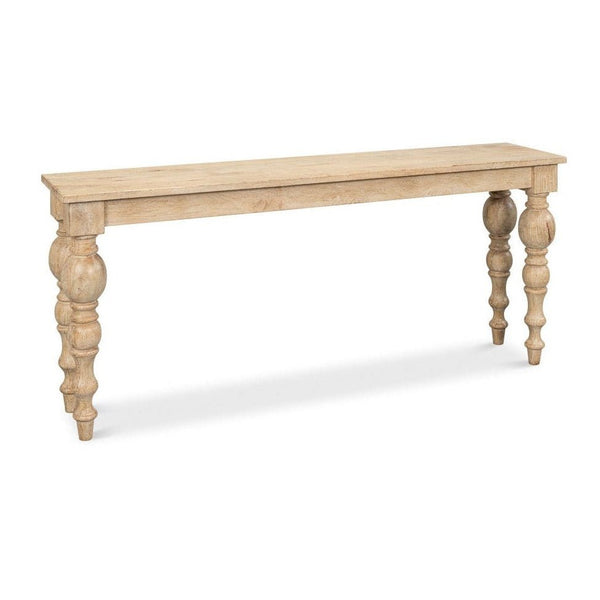 Jocelyn Wooden Rectangular Console Table - LOOMLAN - Sarreid - Console Tables