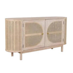 Joelle Oval Shaped Wooden Cabinet - LOOMLAN - Artesia - Sideboards