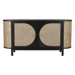 Joelle Oval Shaped Wooden Cabinet - LOOMLAN - Artesia - Sideboards