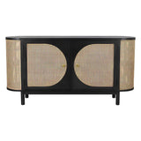 Joelle Oval Shaped Wooden Cabinet - LOOMLAN - Artesia - Sideboards
