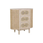 Joelle Sustainable Wooden Oval Side Table - LOOMLAN - Artesia - Nightstands