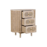 Joelle Sustainable Wooden Oval Side Table - LOOMLAN - Artesia - Nightstands