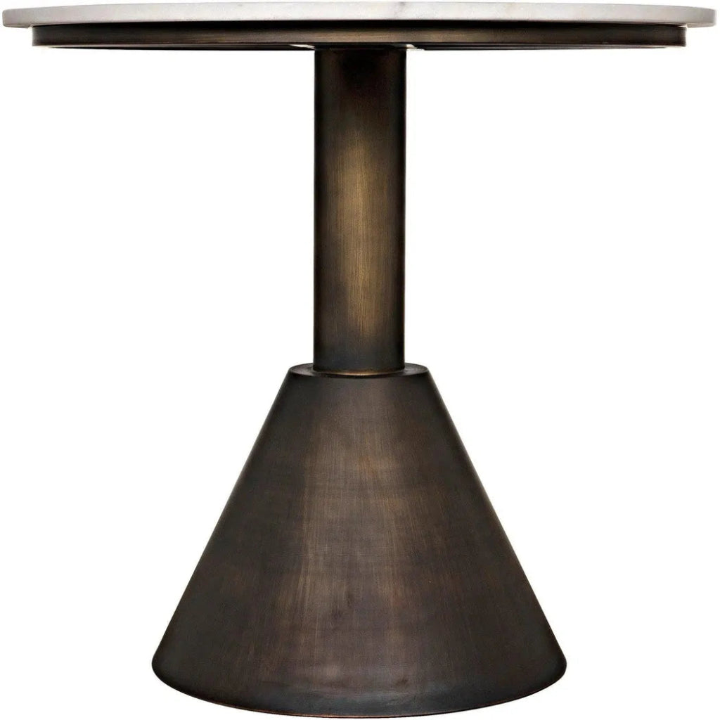 Joseph Side Table, Aged Brass - LOOMLAN - Noir - Side Tables