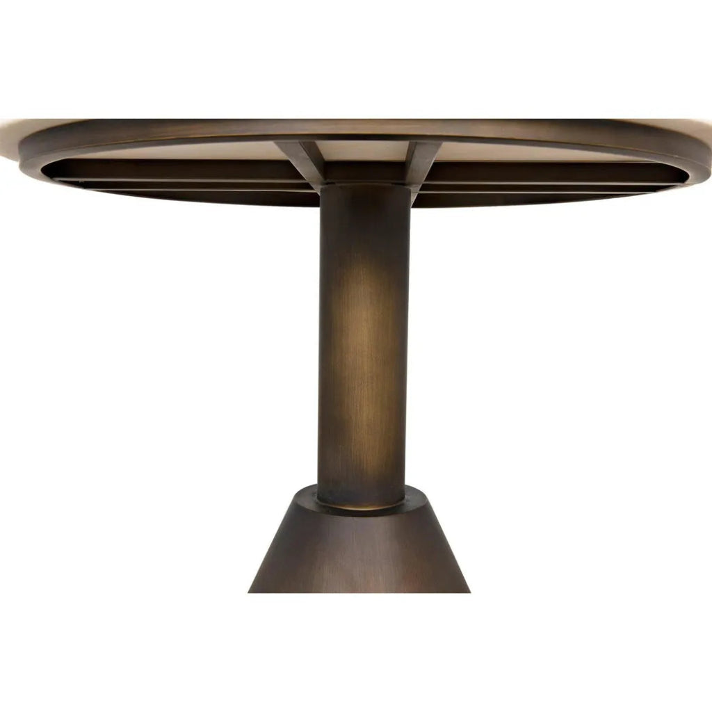 Joseph Side Table, Aged Brass - LOOMLAN - Noir - Side Tables