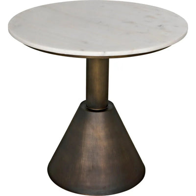 Joseph Side Table, Aged Brass - LOOMLAN - Noir - Side Tables