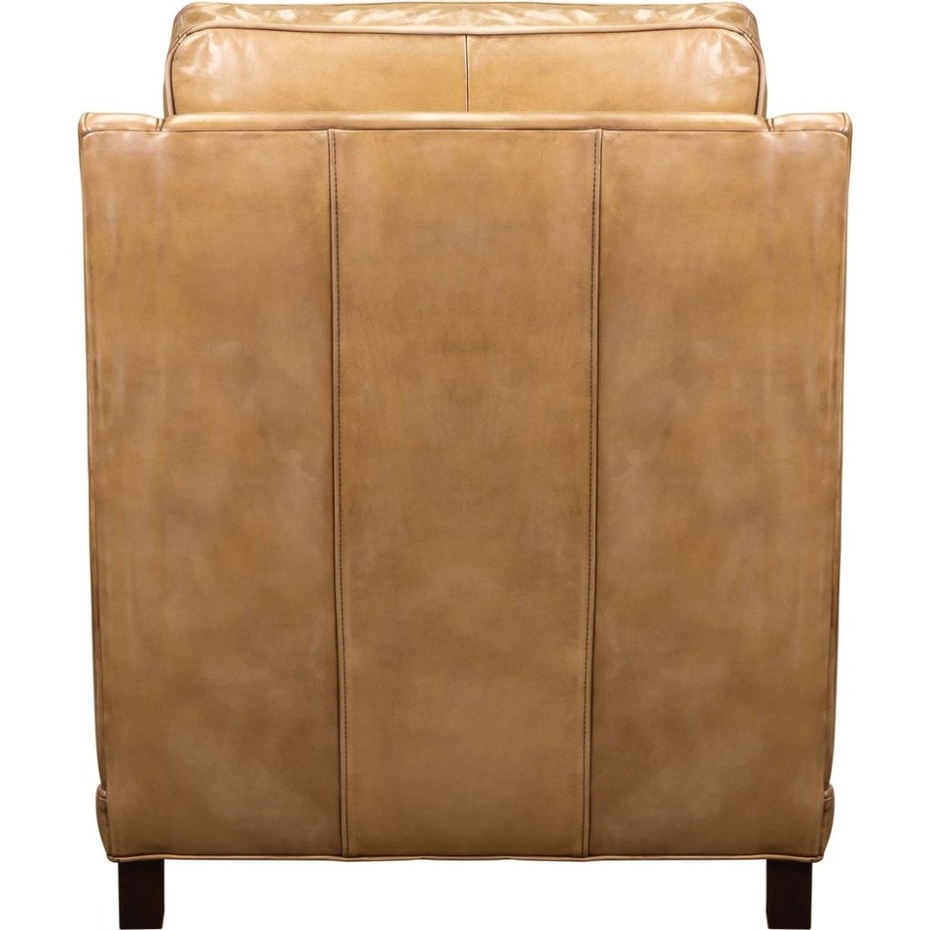 Josie Leather In Bedford Branston Chair - LOOMLAN - Olivia + Quinn - Club Chairs