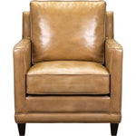 Josie Leather In Bedford Branston Chair - LOOMLAN - Olivia + Quinn - Club Chairs