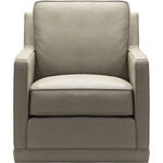 Josie Leather Modern Comfort Swivel Chair - LOOMLAN - Olivia + Quinn - Club Chairs